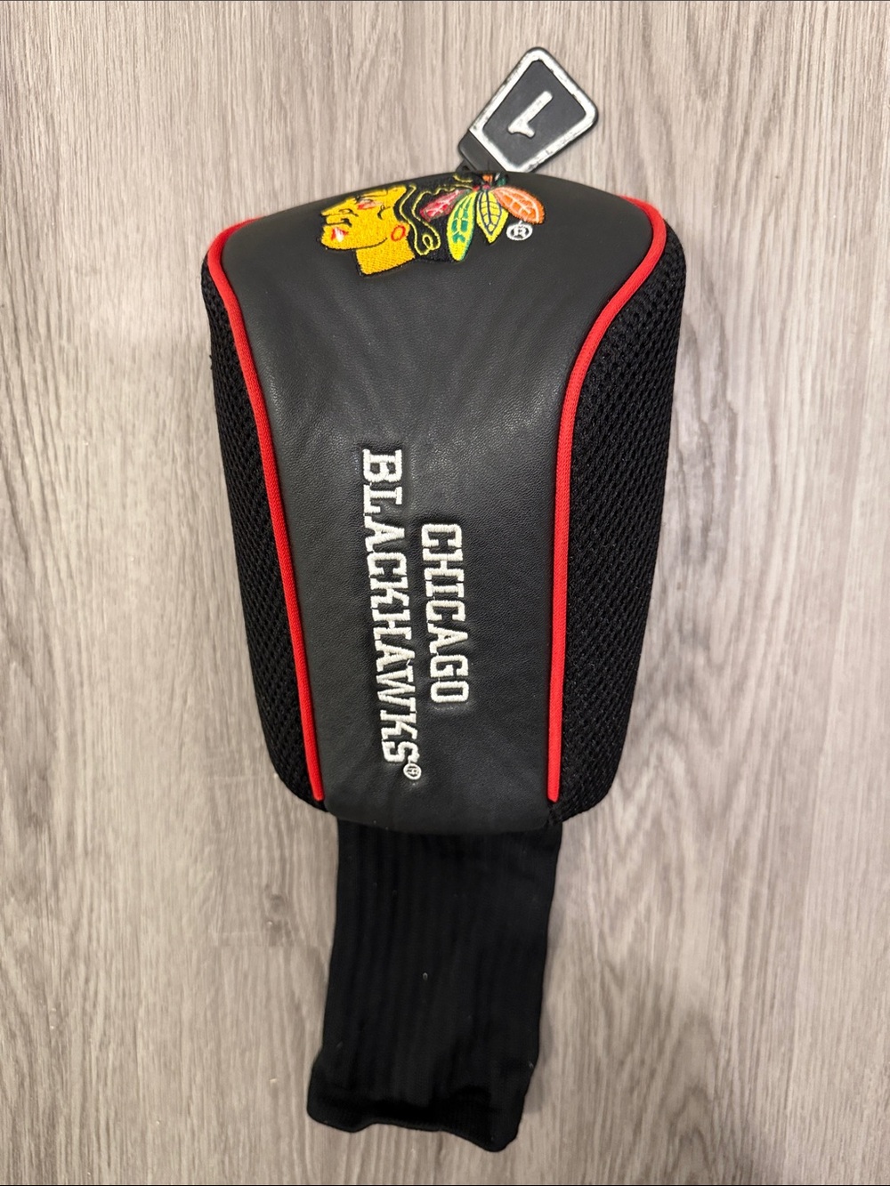 Black & Red Golf Club Headcover - Left